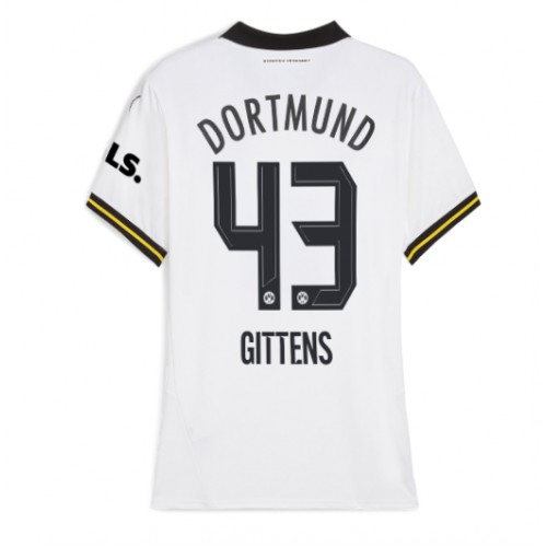 Fotballdrakt Dame Borussia Dortmund Jamie Bynoe-Gittens #43 Tredjedrakt 2024-25 Kortermet